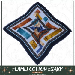 LÜX POLO İST FLAMLI COTTON EŞARP (1862-10)