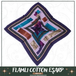 LÜX POLO İST FLAMLI COTTON EŞARP (1862-02)