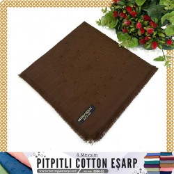 Pıtpıtlı 4 Mevsim Cotton Eşarp 8000-02