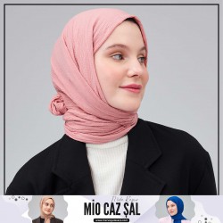 Moda Kaşmir Düz Renk Mio Caz Şal (01)